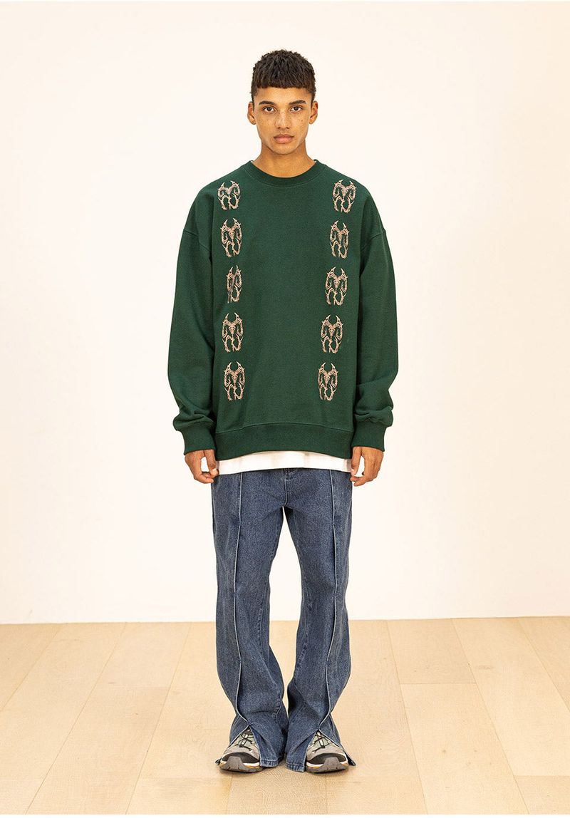 MN BONE OVERSIZED SWEAT SHIRTS