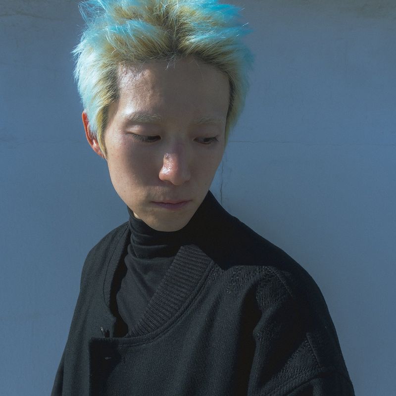 Wool blouson jacket / Black