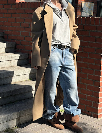 [Unisex] Max double long coat(2color)