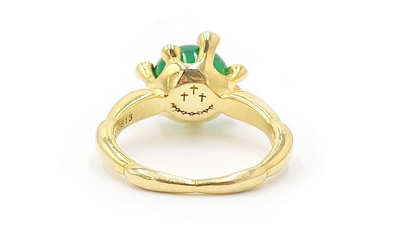 MELTING RING 2 (green onxy)