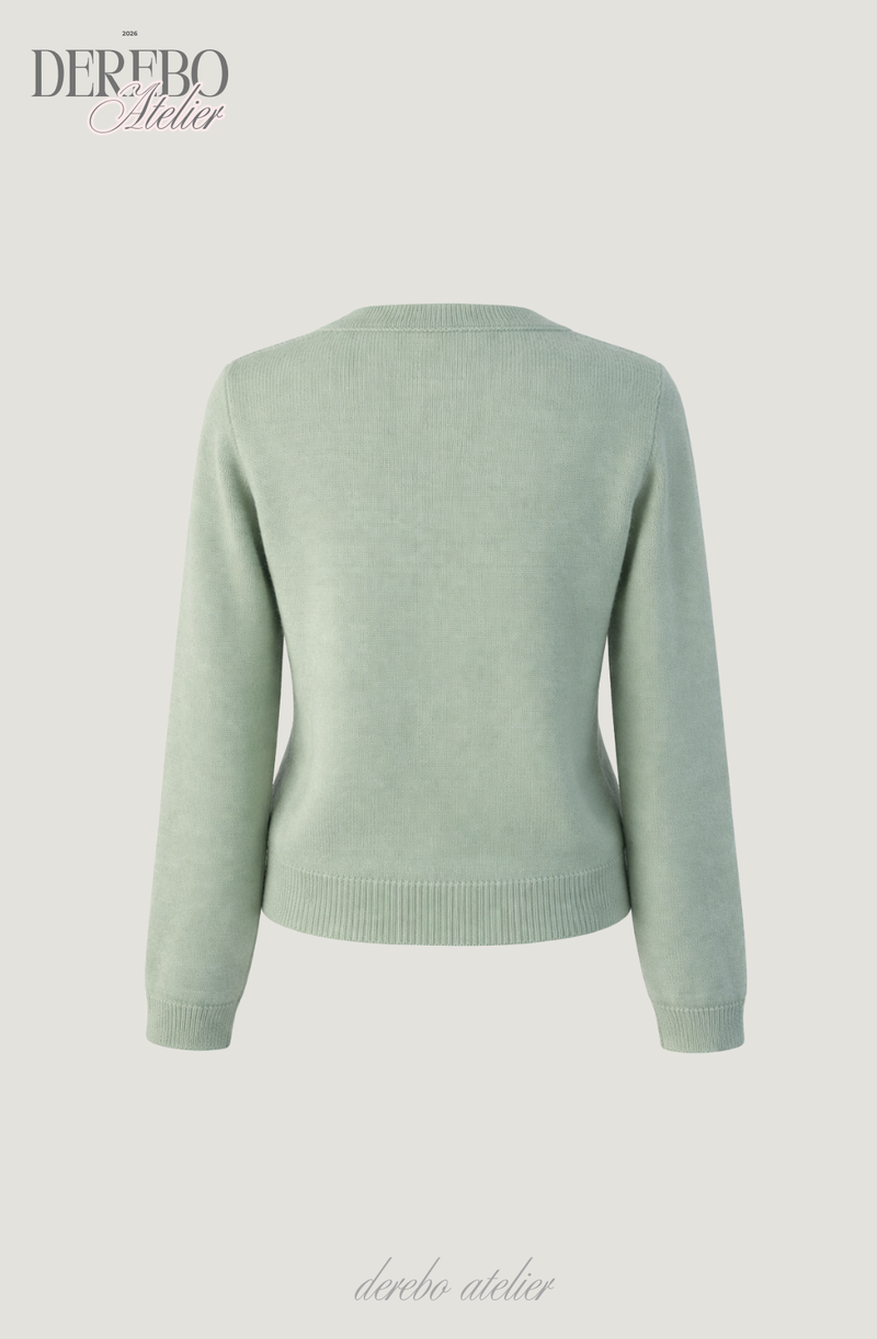 Mint Brown Layered Cardigan