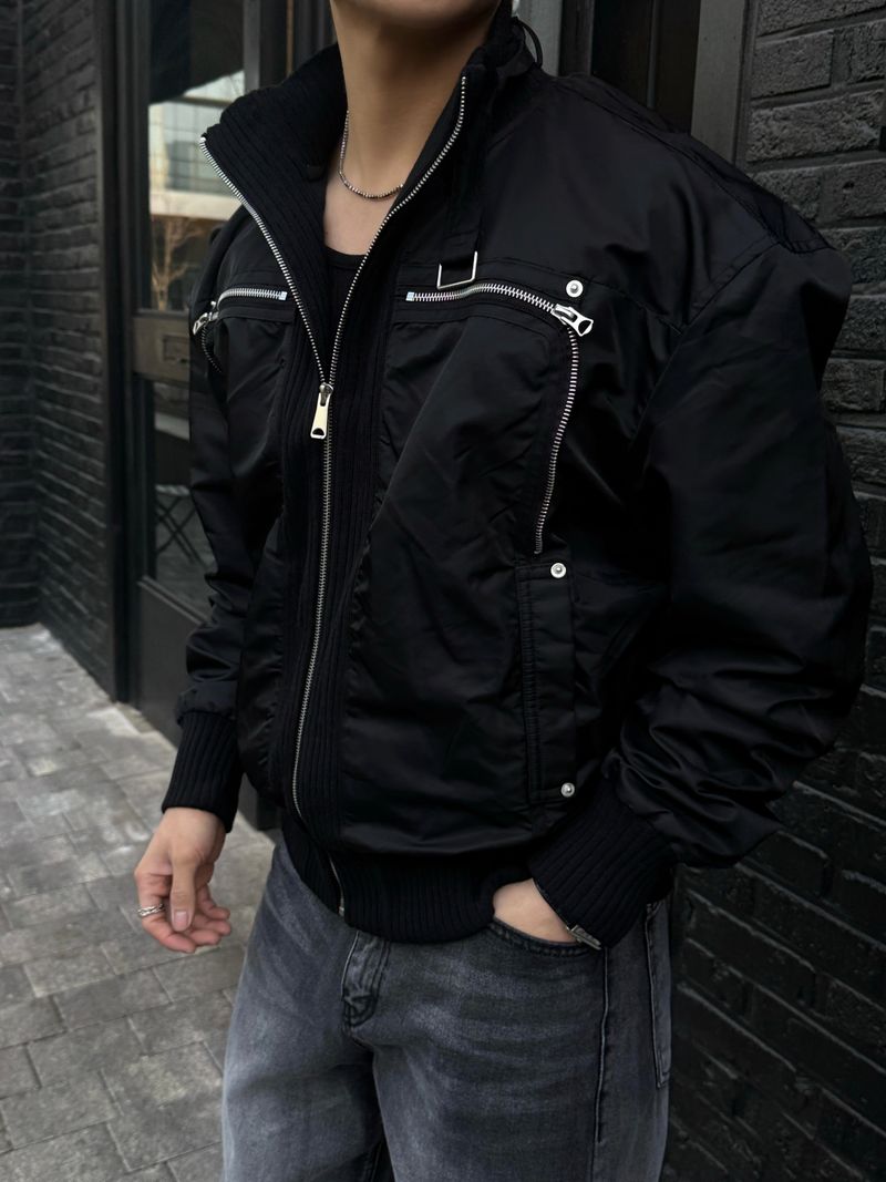 Banded ma-1 windbreaker