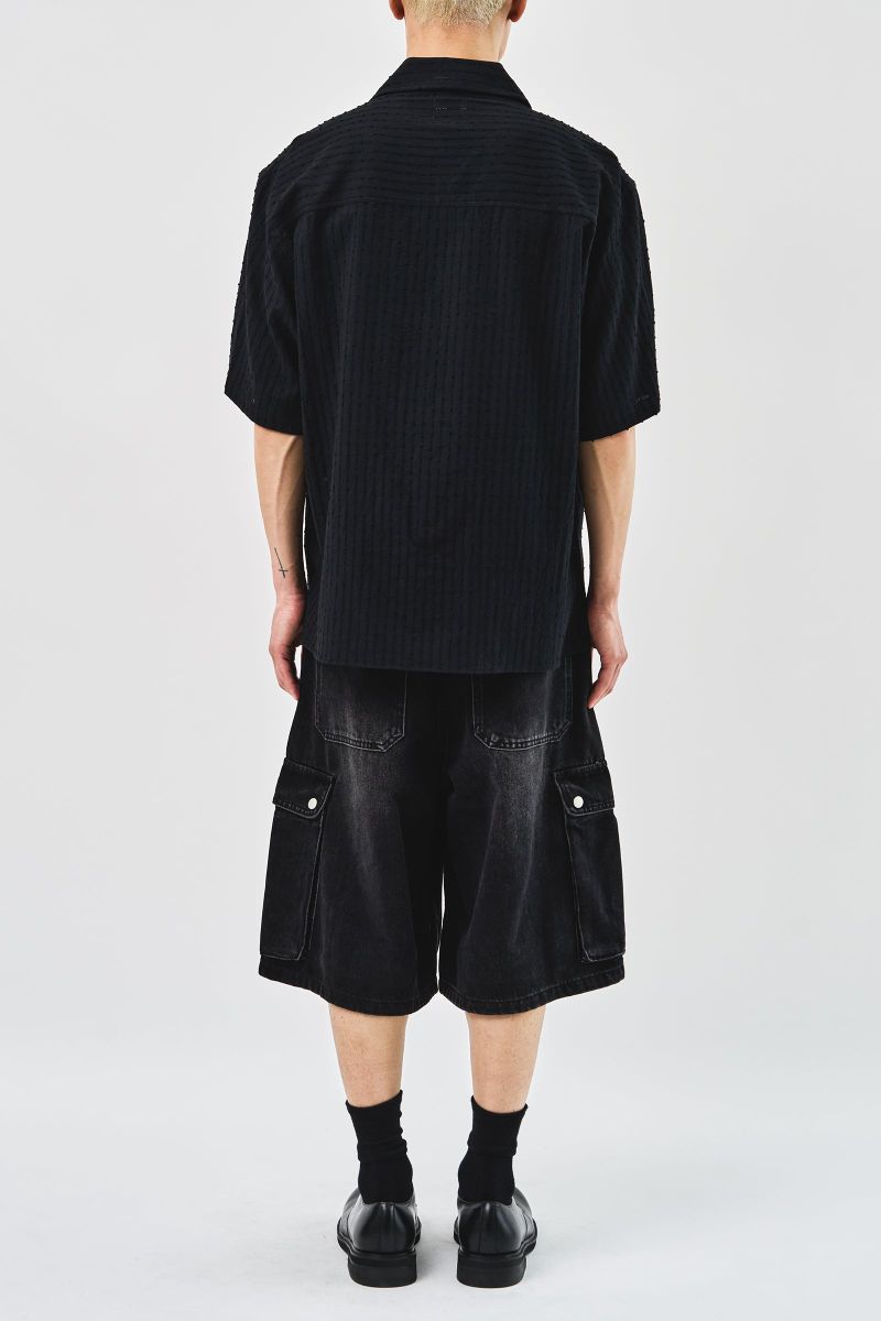 Baek Denim Cargo Bermuda (2color)