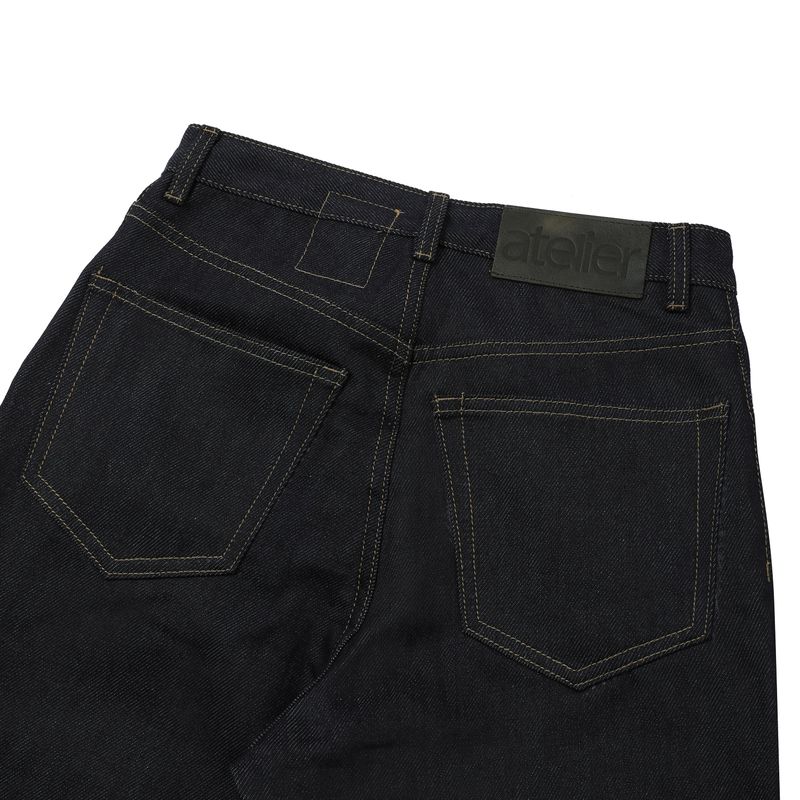 RAW INDIGO RELAXED JEANS