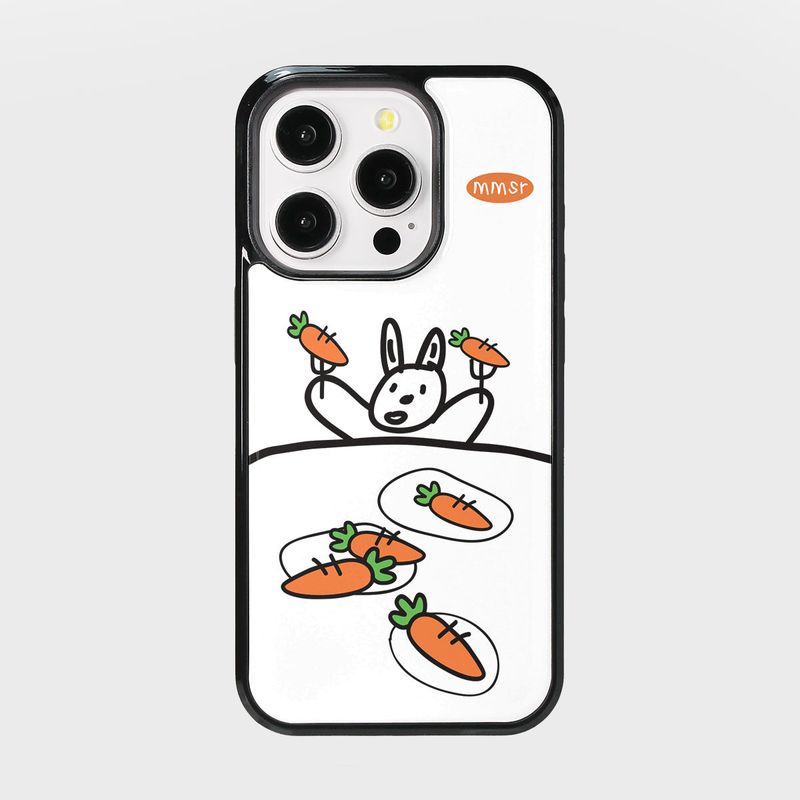 murmursroom（マーマーズルーム）の「carrot party epoxy bumper case （Smartphone Accessories）」