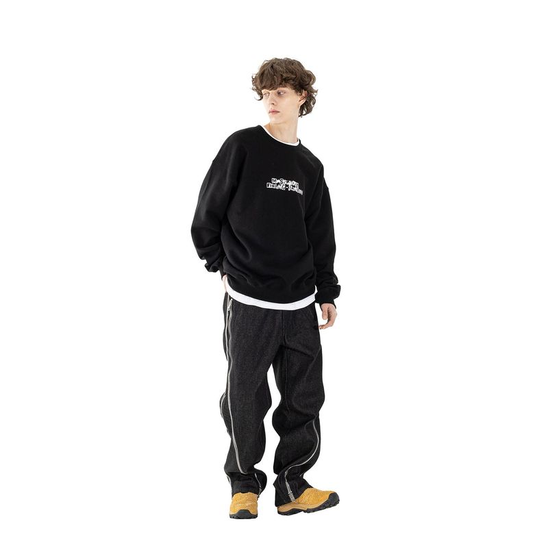 FILLING STATION SWEAT SHIRTS MSHCR003-BK