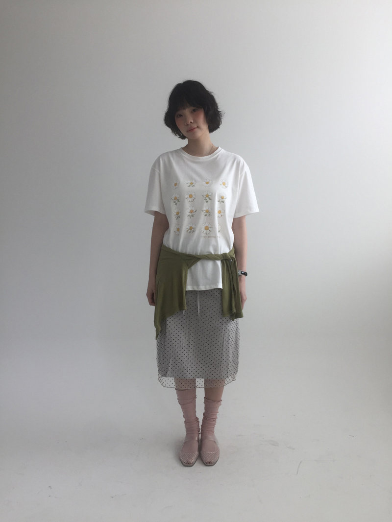 YWD FLOWER T-SHIRTS (3color)