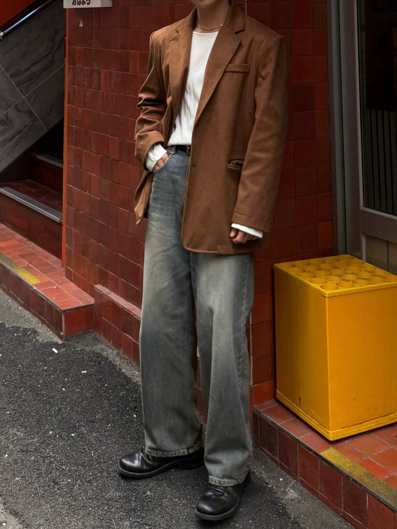 Brunch suede blazer jacket