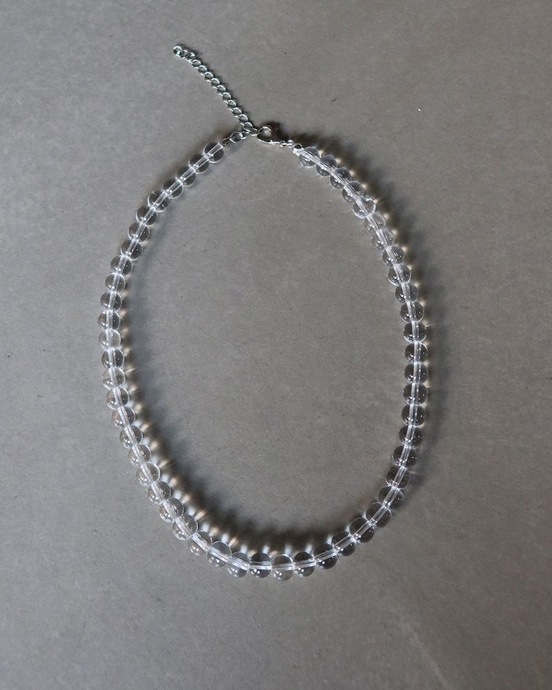 Delight-J（ディライトジェイ）の「Transparent 8mm pearl ball necklace（Accessories）」