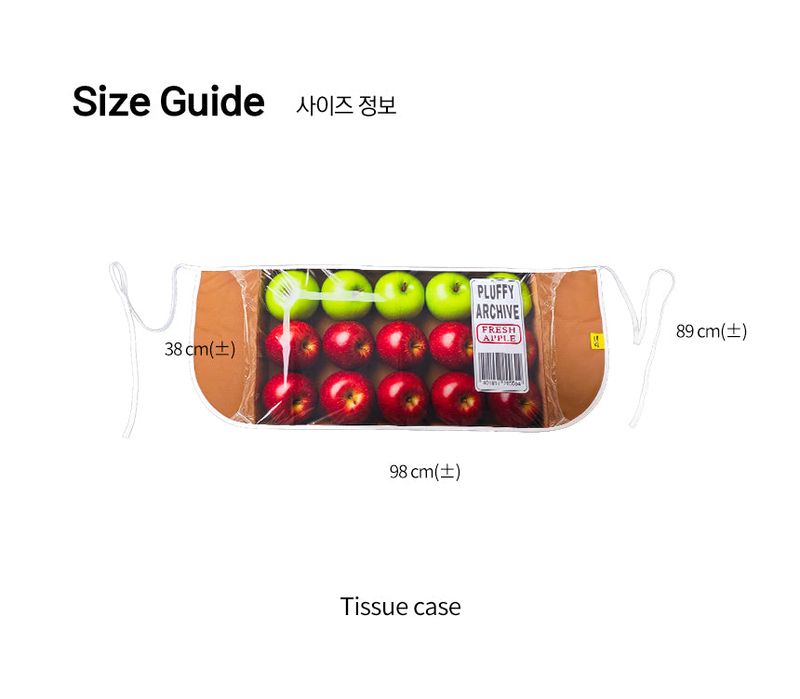 Fresh apple, apron