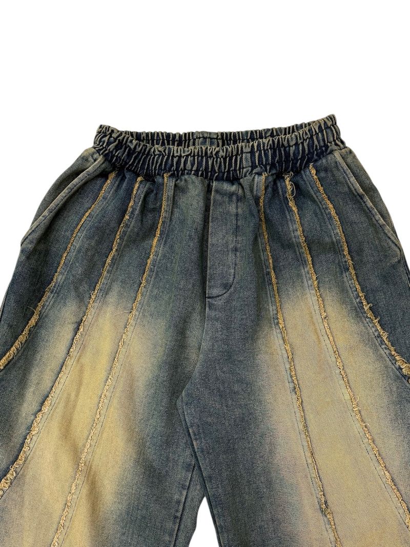 Melt Seamline Denim Pants (2 Colors)