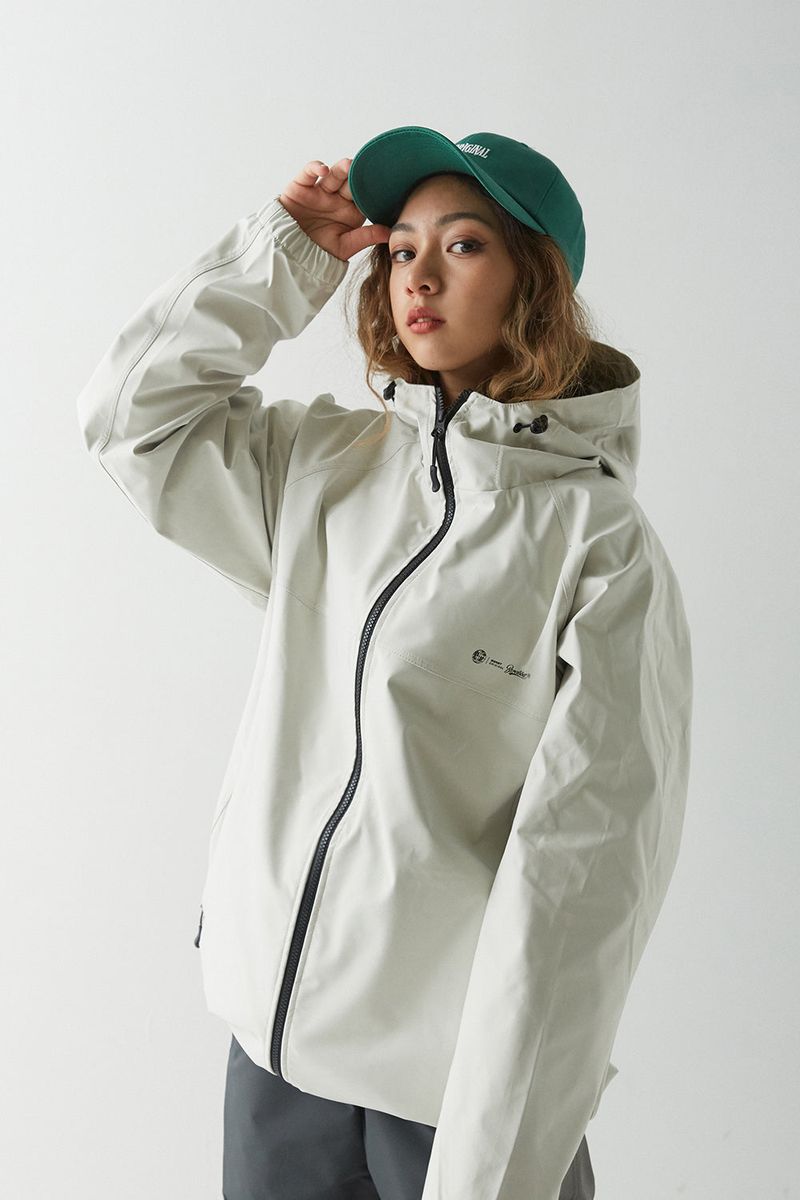 BSRABBIT(ビエスラビット)の「BSR2223FWJK074 CFTB STRETCH 3L HOODED JACKET CREAM(Jackets/Outerwear)」