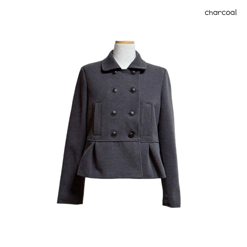 (2color) Classic Wool-Like Short Jacket