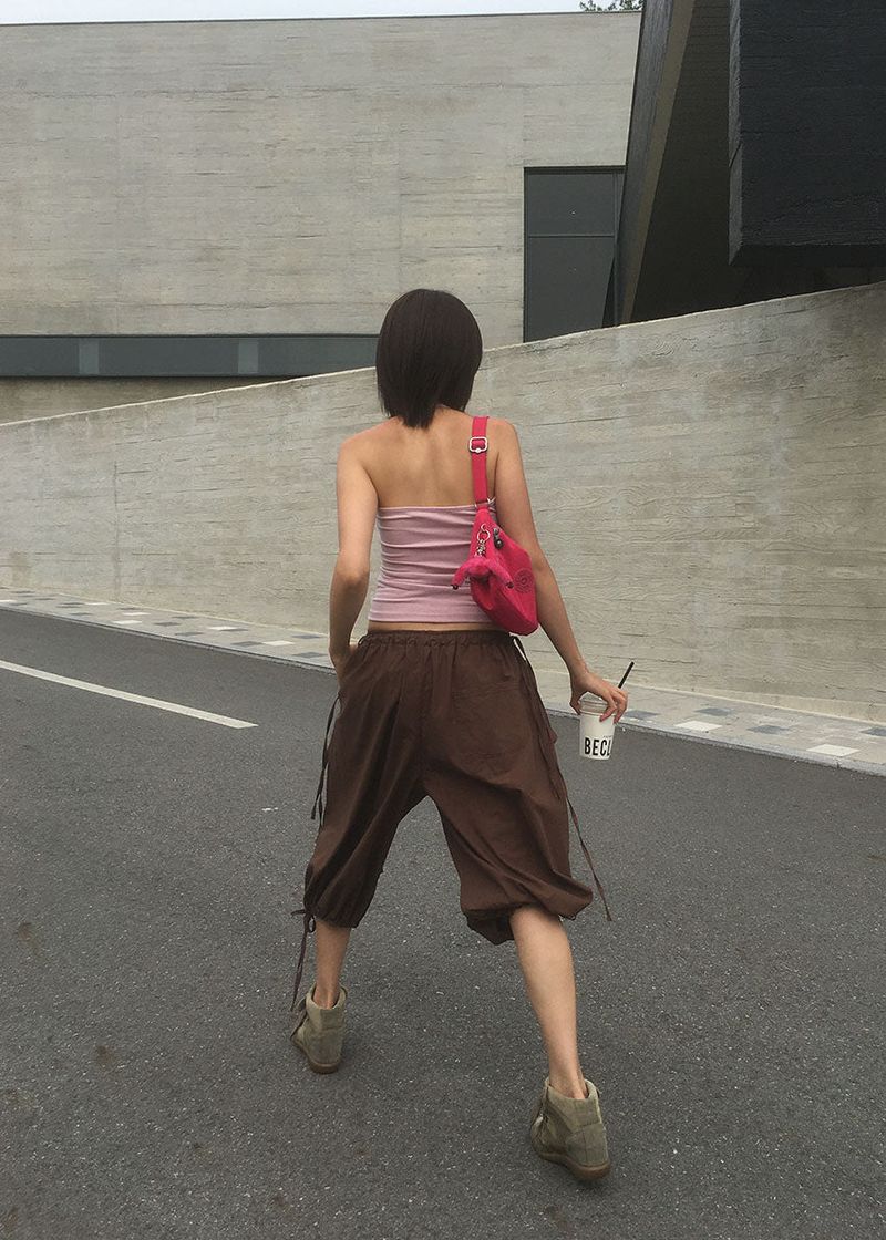 CARGO STRING BERMUDA PANTS (6color)