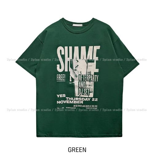 After Printing Loose Fit Short Sleeve