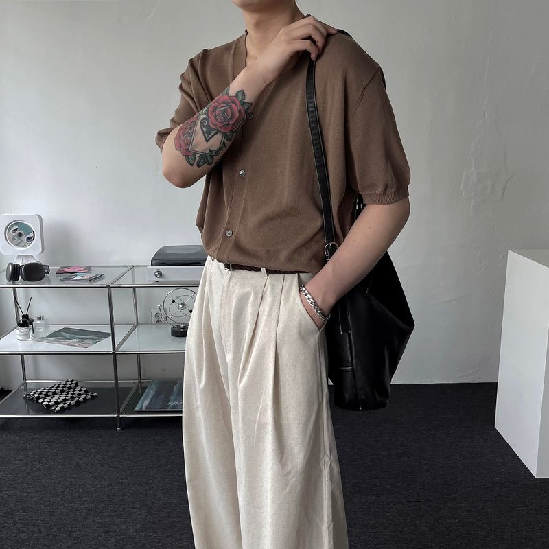 OWN Hello linen two-tuck pants (5 colors)