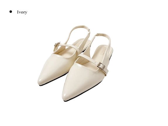 Vince Stiletto Buckle Slingback