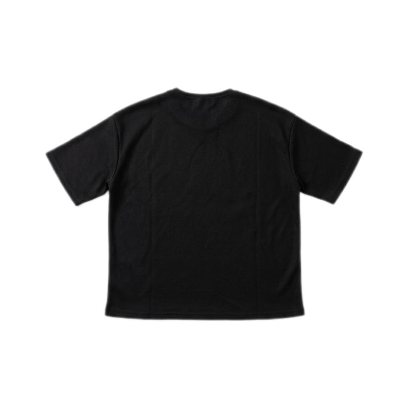 Black Short Sleeve Knit