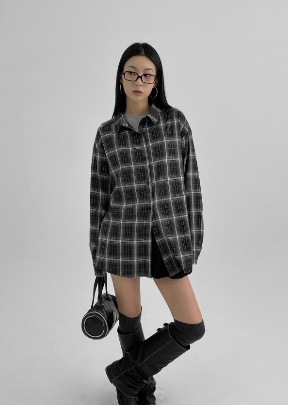 [MADE] Sloth Check Overfit Shirt