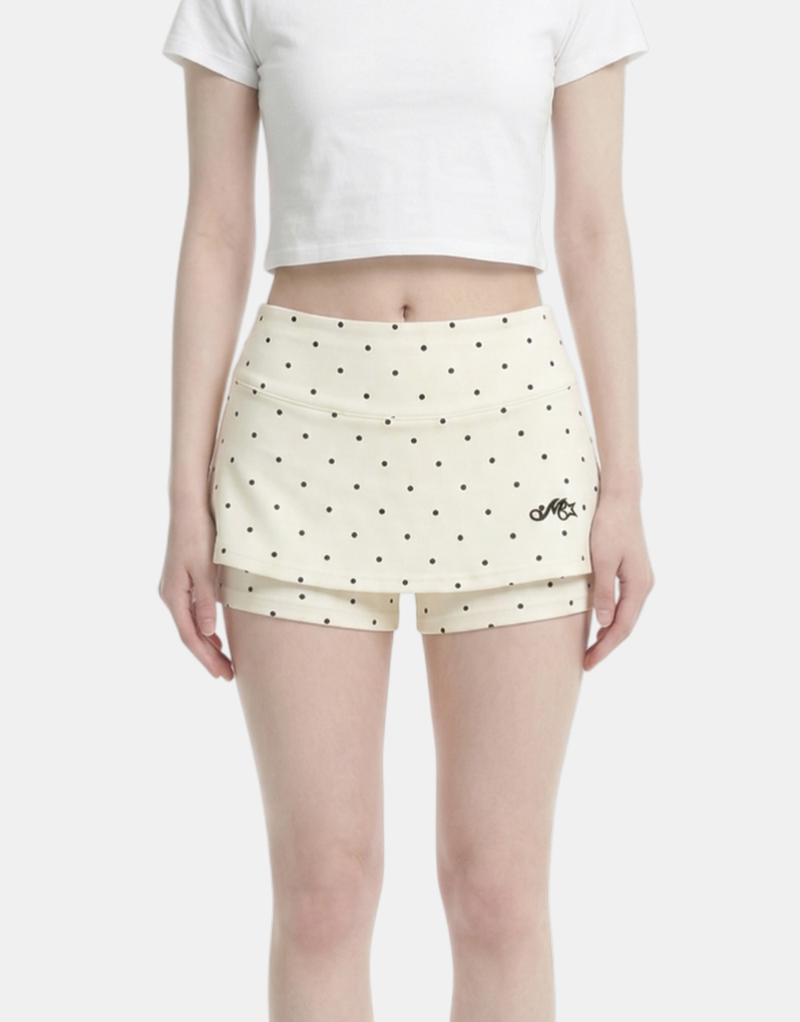 Ariel Polka Layer Skort