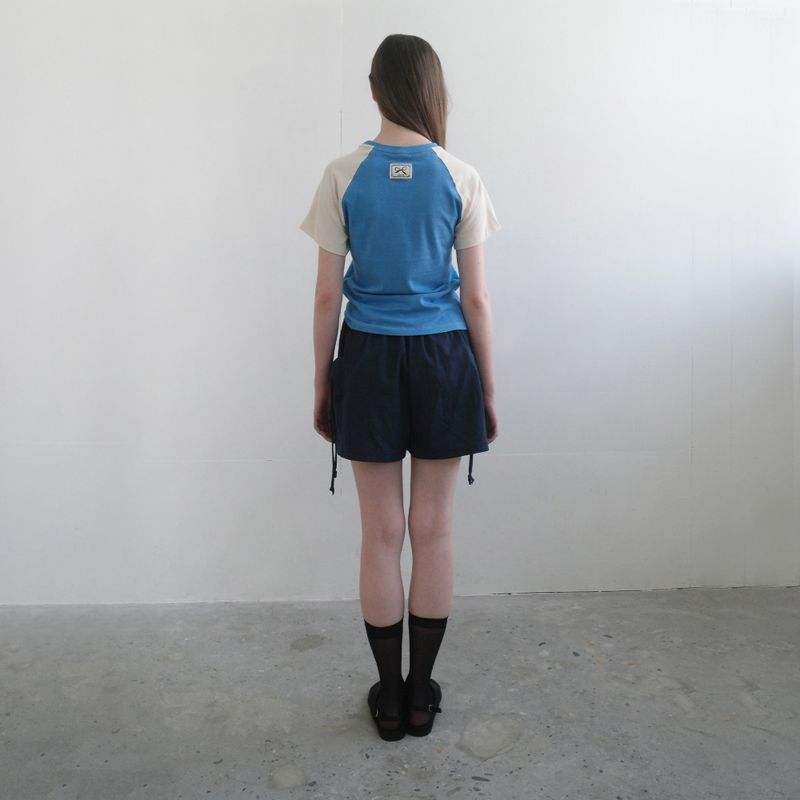 Blue/Beige Raglan T-Shirt