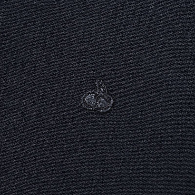 KIRSH PLAIN BUTTON POINT SWEATSHIRT [DARK NAVY]