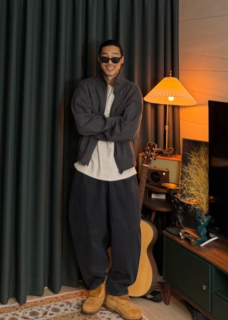 Denim Balloon Baggy Pants 2COLOR