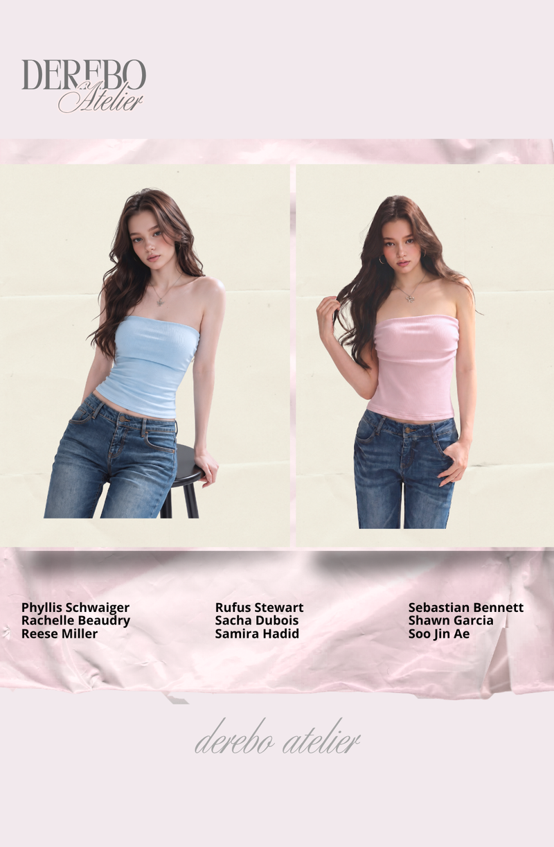 Pastel Pad Slim Tube Top