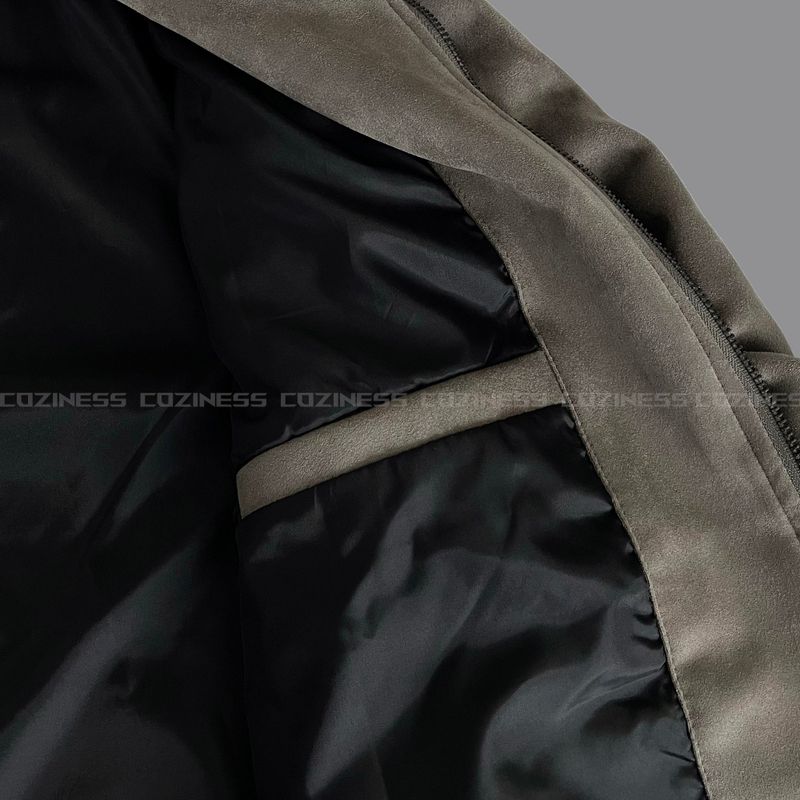 DV China neck suede jacket (2 colors)