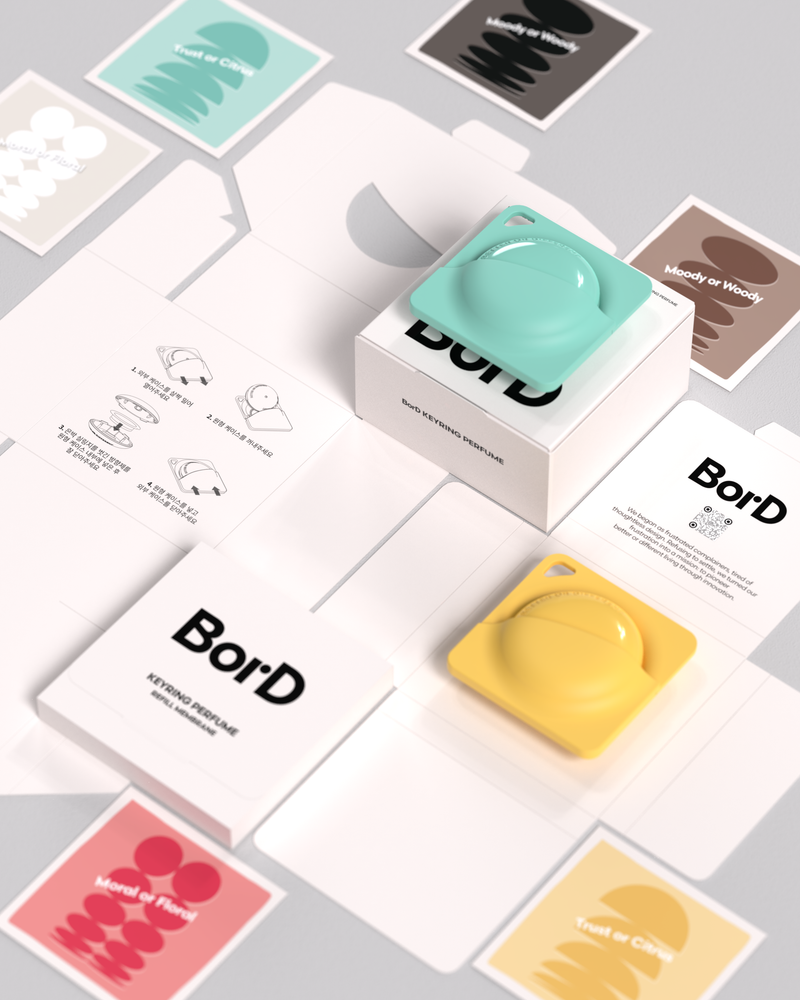 BorD Keychain Perfume Mint Set - Citrus