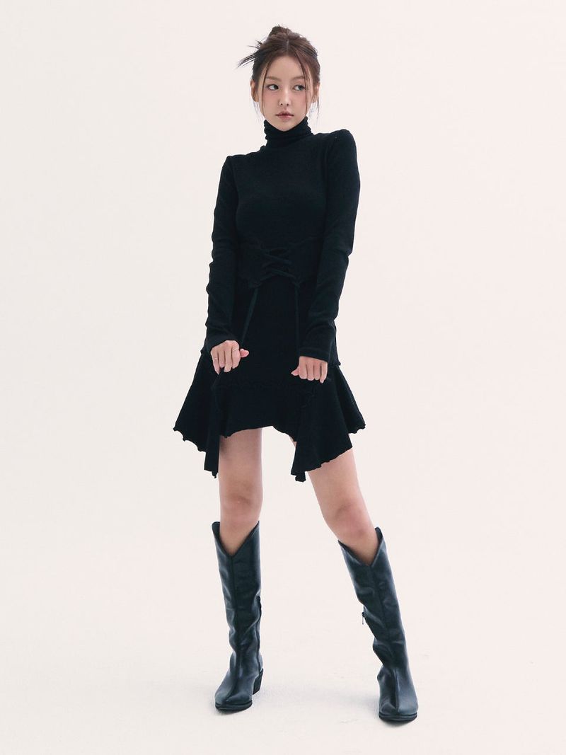 Ophelia DRESS BLACK