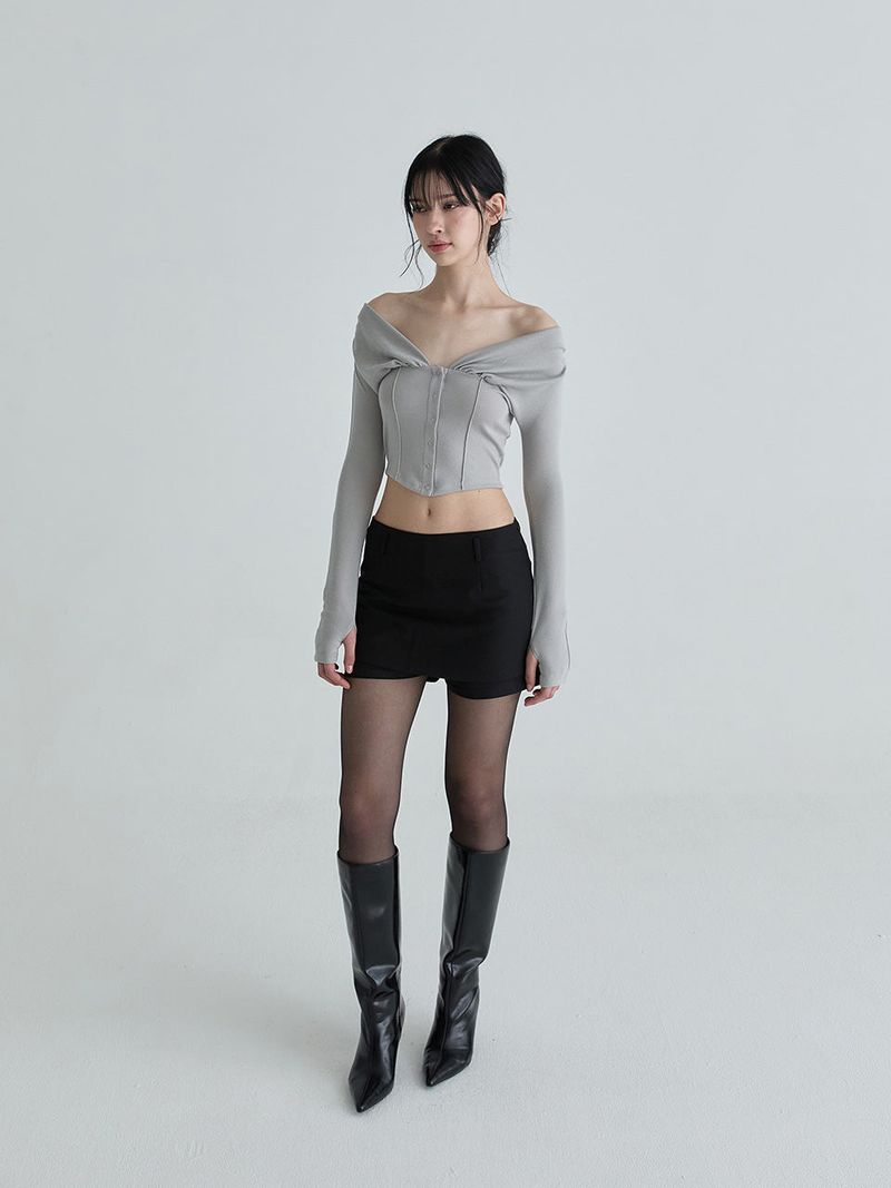 Rhea cardigan (Gray)