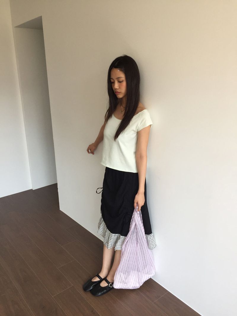 Clear Stripe Shoulder Bag (3color)