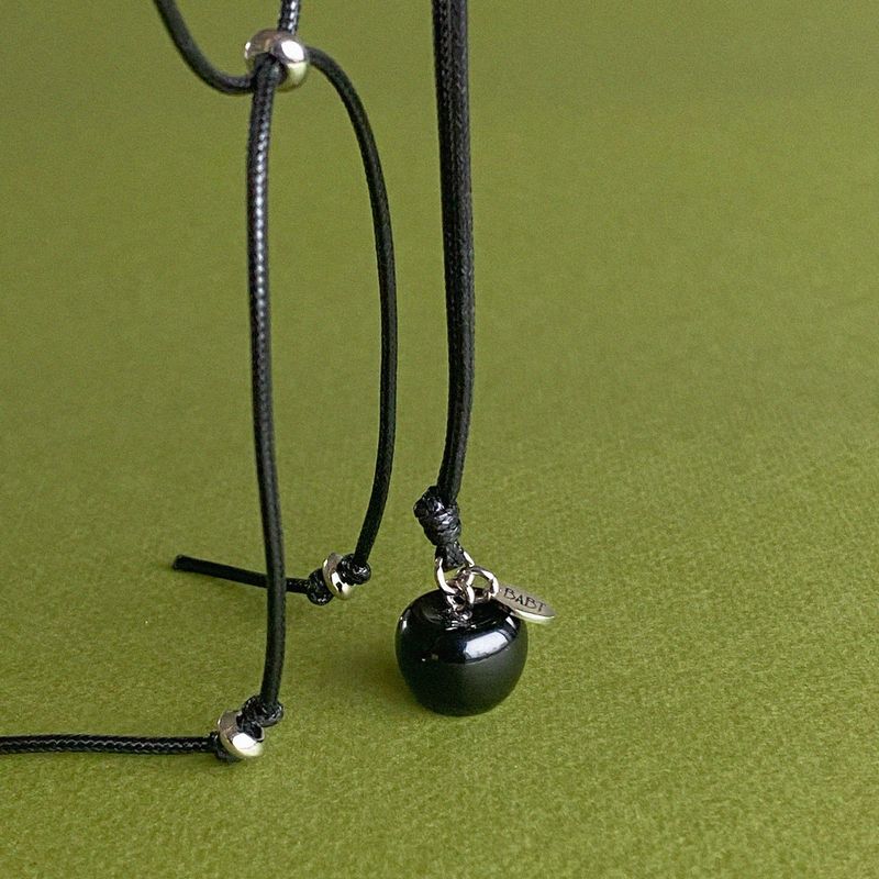 blackberry apple necklace