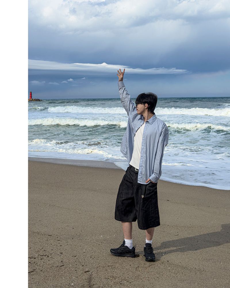 Rush Bermuda Raw Denim Pants