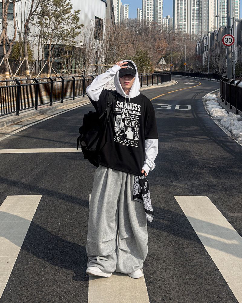 Grace Two-Tuck Sweat Pants