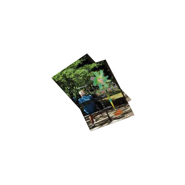 whitepaper（ホワイトペーパー）の「 A6 NOTEBOOK - OUR GARDEN OUR RHYTHM (stitch binding)（Smartphone Accessories）」