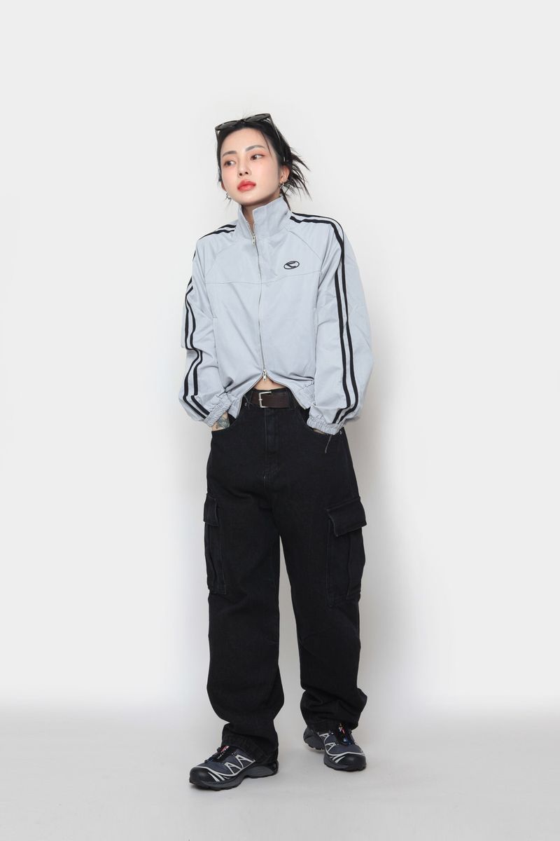 Scotch track zip-up