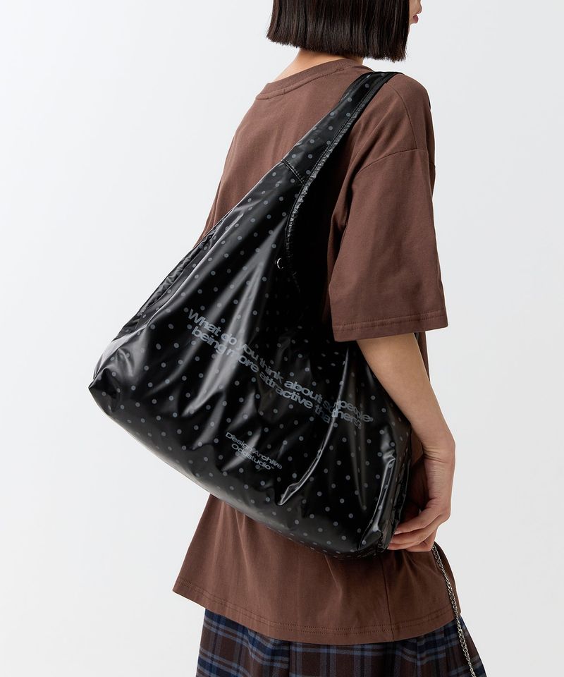 Attractive Glossy Shoulder Bag - 3COLOR