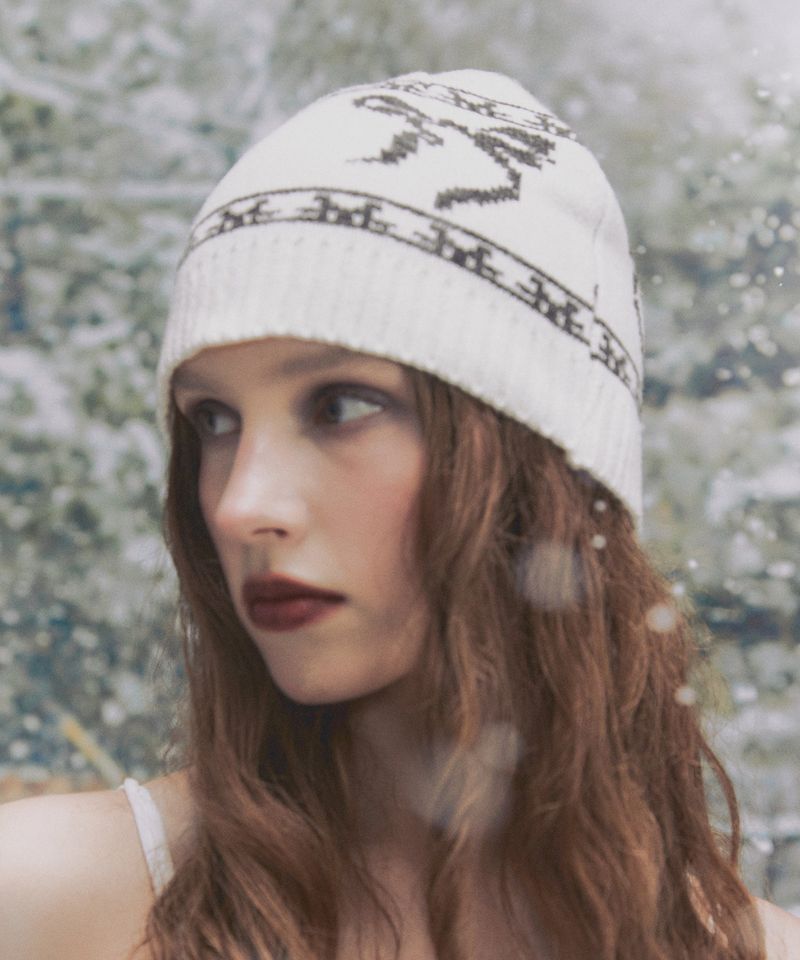Ribbon JQD Beanie (IVORY)