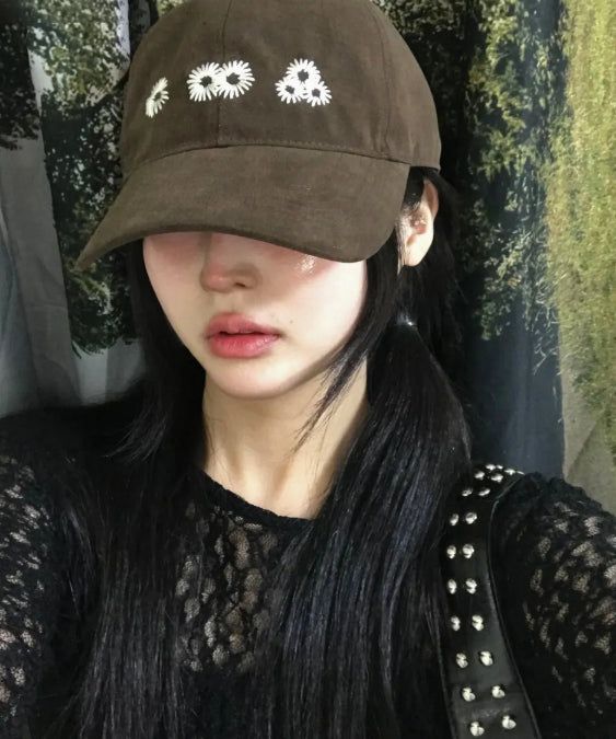 Newvy Logo Peach Ball Cap (BROWN)