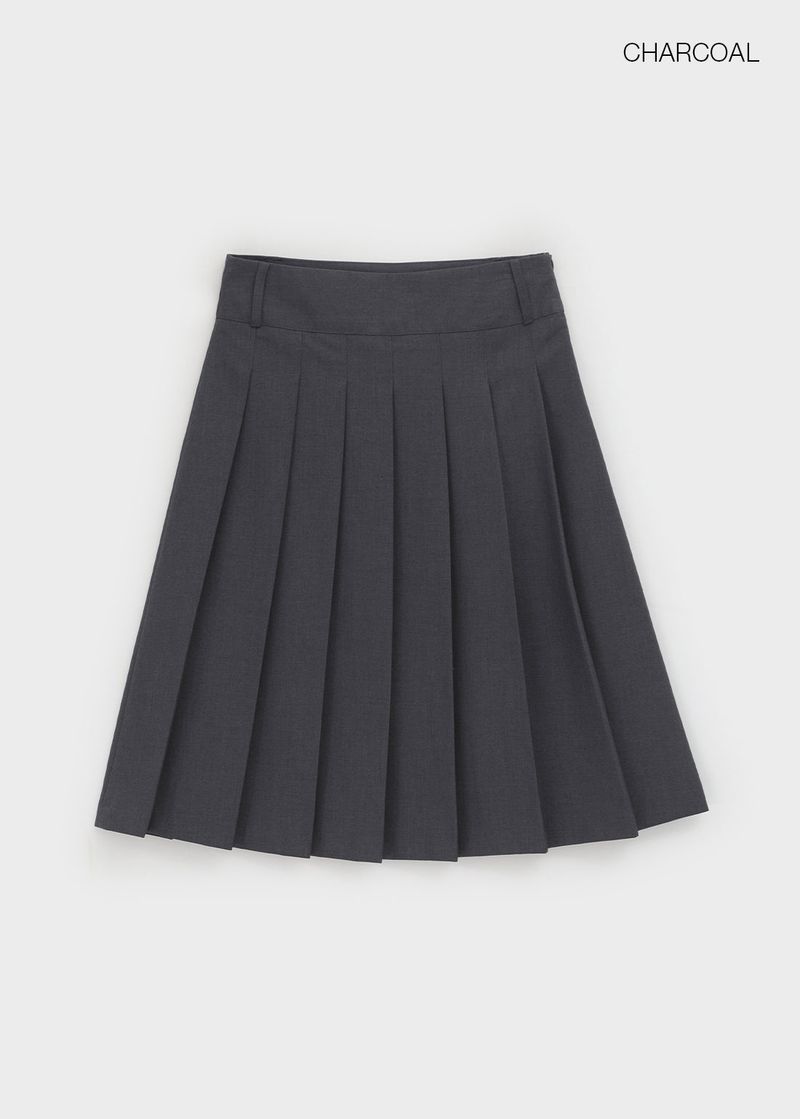 [MADE] Pretzel Pleated Midi Skirt