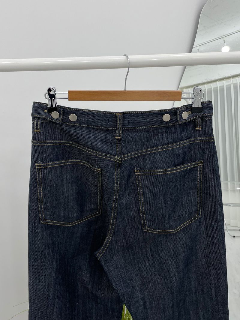 (PREMIUM)STEP BIJO DENIM PANTS(ONE COLOR)