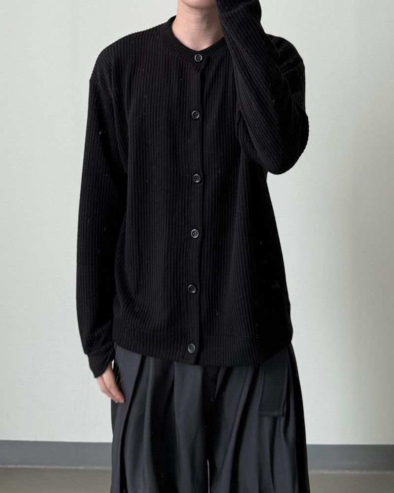 Bellano Ribbed Round Cardigan
