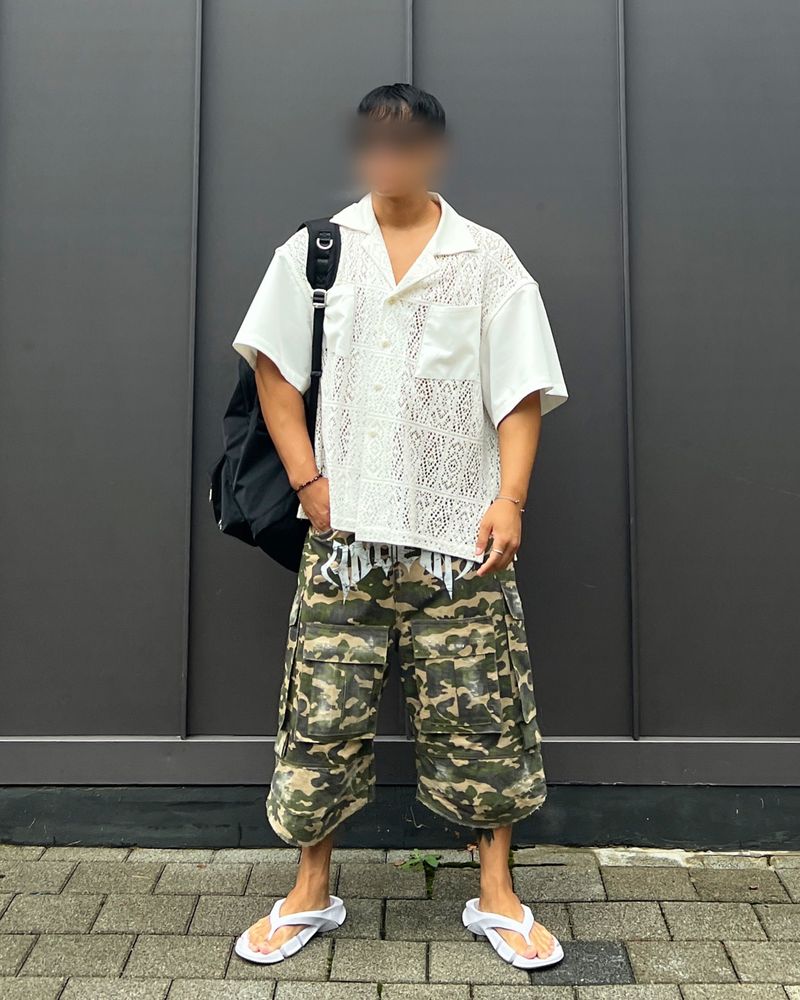 AE LOGO CARGO PANT CAMO