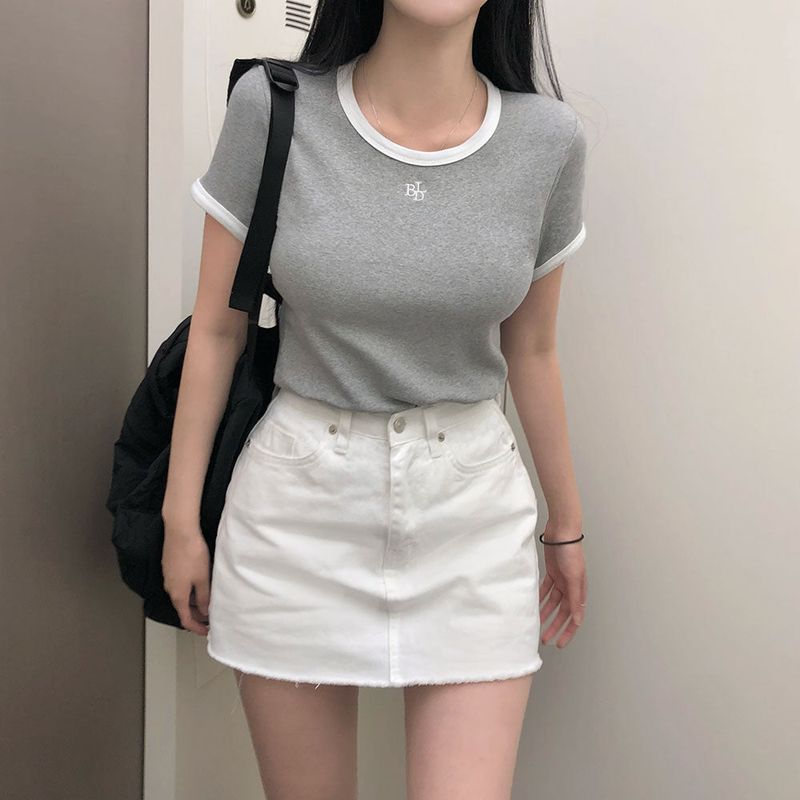 [BELLIDE MADE] SPAN COLORING RINGER T-SHIRT