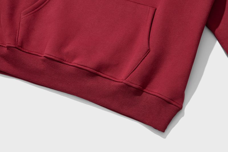ARCHIVE LOGO HOODIE - BURGUNDY