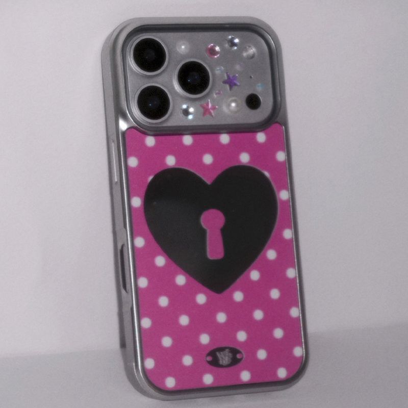[MADE] heart lock case (pink)