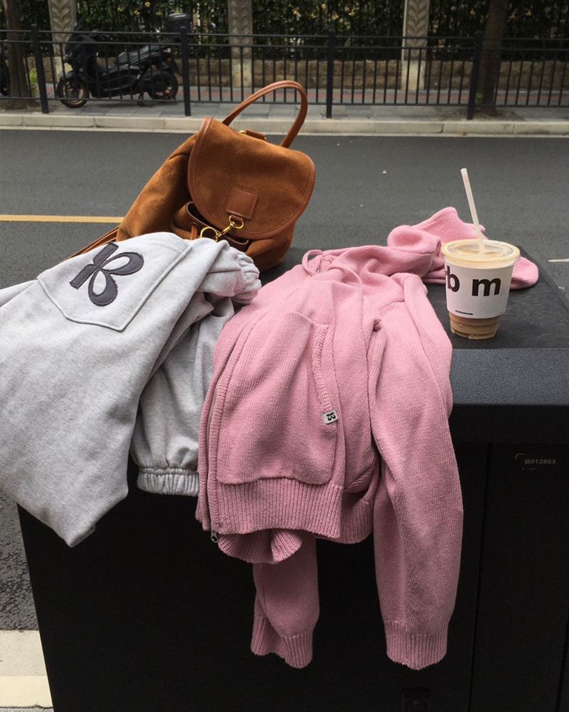 [ORIGINAL] Breeze Knit Hood Zip-Up