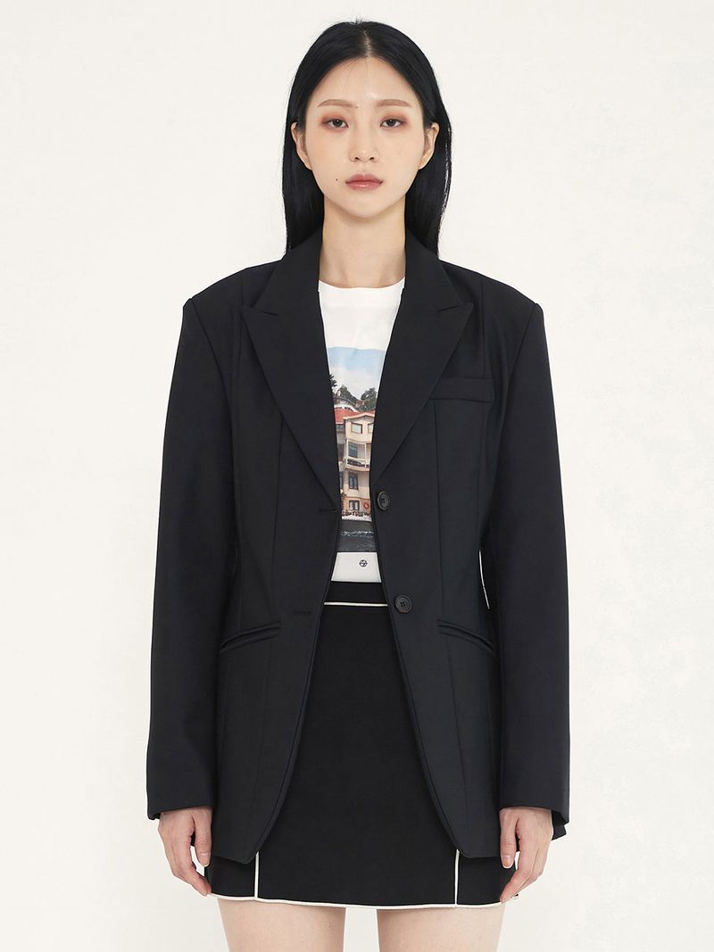 notable(ノッタブル)の「FORMAL WOOL JACKET - BLACK(Jackets/Outerwear)」